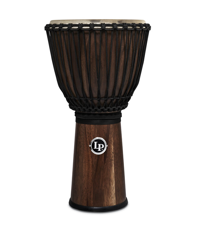 Latin Percussion LP799-SW 12-1/2"-Inch Rope Tuned Siam Walnut Djembe