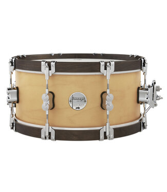 PDP PDP Concept Classic 6.5x14 Natural Stain Snare with Walnut Stain Wood Hoops