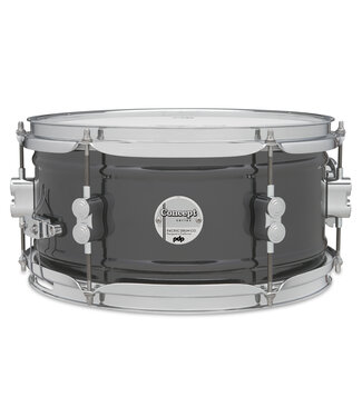 PDP PDP Concept Series Metal Snare, 6x12, Black Nickel Over Steel
