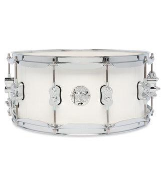 PDP PDP Concept Maple 6.5x14 Pearlescent White Lacquer Snare