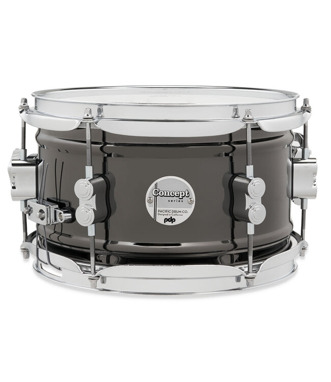 PDP Concept Series Metal Snare, 6x10, Black Nickel Over Steel