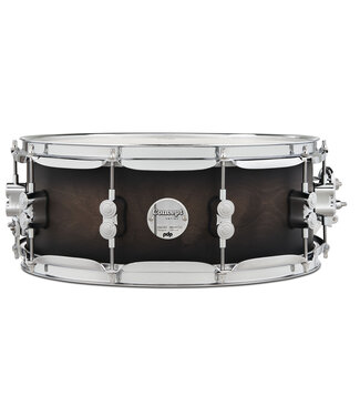 PDP PDP Concept Maple 5.5x14 Satin Charcoal Burst Lacquer Snare