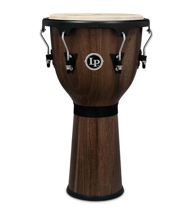 LP Aspire Djembe Walnut with Black Hardware, 12-1/2"