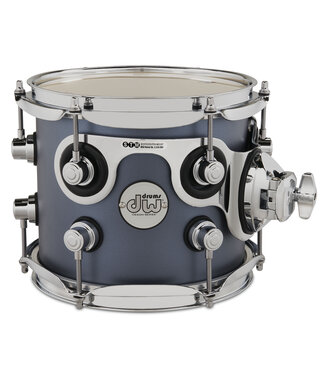 Drum Workshop DW Design Series Maple Suspended Tom, 7x8, Blue Slate Lacquer w/Chrome Hardware