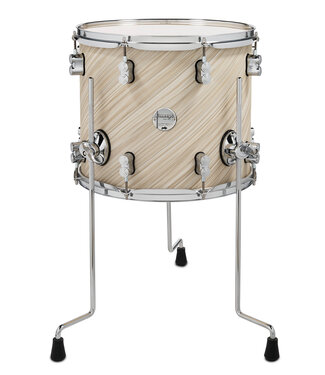 PDP PDP Concept Maple 12x14 Floor Tom Twisted Ivory Finish Ply with Chrome Hardware