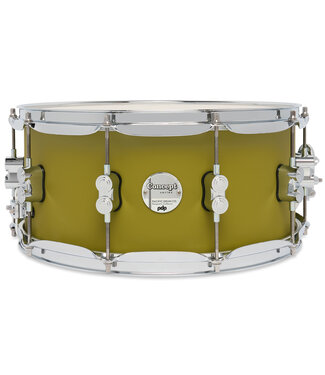PDP PDP Concept Maple 6.5x14 Satin Olive FinishPly Snare