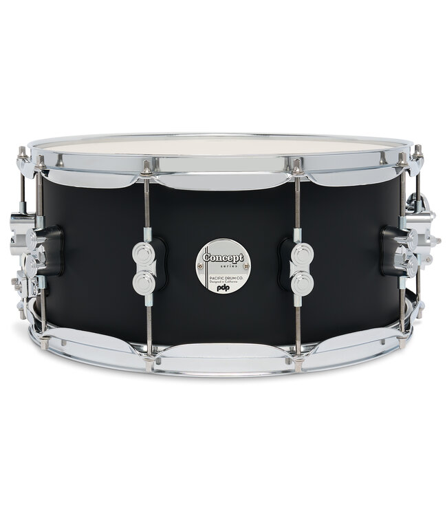 PDP Concept Maple 6.5x14 Satin Black FinishPly Snare