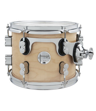 PDP PDP Concept Maple 8x10 Suspended Tom Natural Lacquer with Chrome Hardware