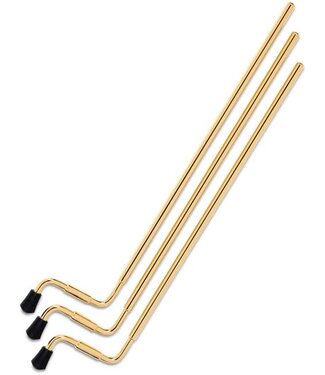 Drum Workshop DW Standard Length Aluminum Floor Tom Leg, 21" - Gold (3 Pack)