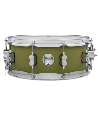 PDP PDP Concept Maple 5.5x14 Satin Olive FinishPly Snare
