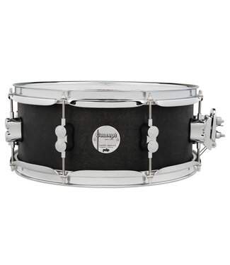 PDP PDP Concept Series Black Wax Maple Snare, 5.5x13, Satin Black w/Chrome Hardware