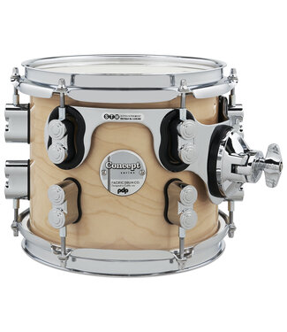 PDP PDP Concept Maple 7x8 Suspended Tom Natural Lacquer with Chrome Hardware