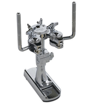 Drum Workshop DW Bass Drum Mounted Double Tom Arm w/ Slide Track, Chrome