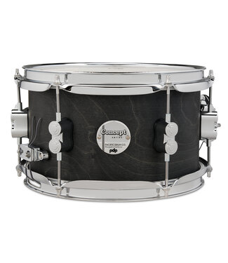 PDP PDP Concept Series Black Wax Maple Snare, 6x10, Satin Black w/Chrome Hardware