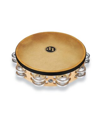 LP LP Pro 10 Inch Double Row Headed Tambourine - Aluminum