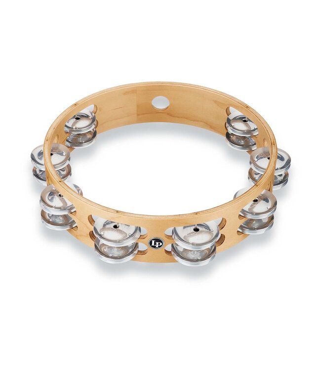 LP Pro 10 Double Row Tambourine-Aluminum