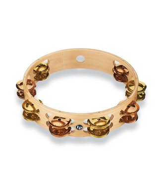 LP LP Pro 10 Inch Double Row Tambourine - Brass/Bronze Hybrid