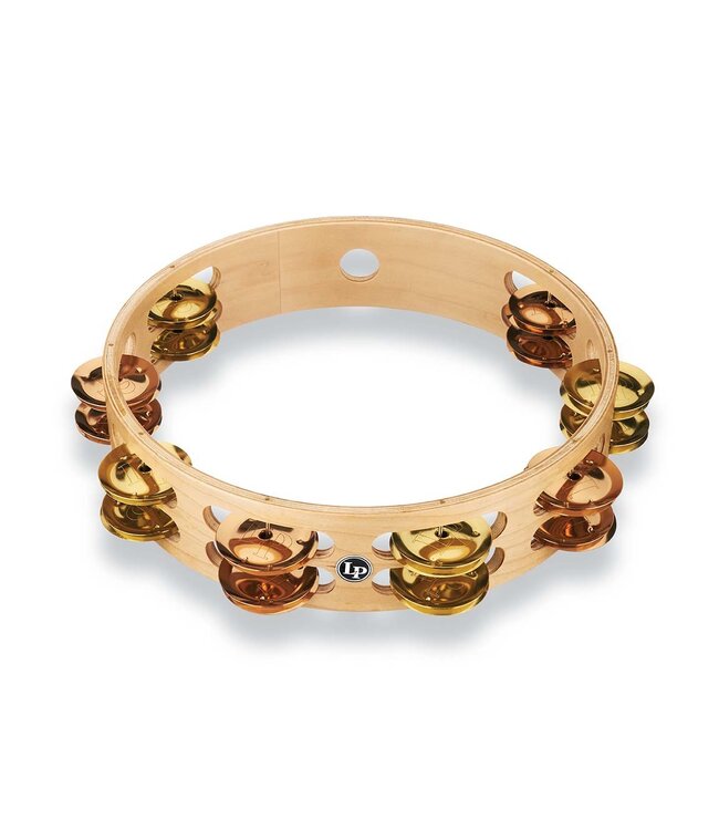 LP Pro 10 Inch Double Row Tambourine - Brass/Bronze Hybrid