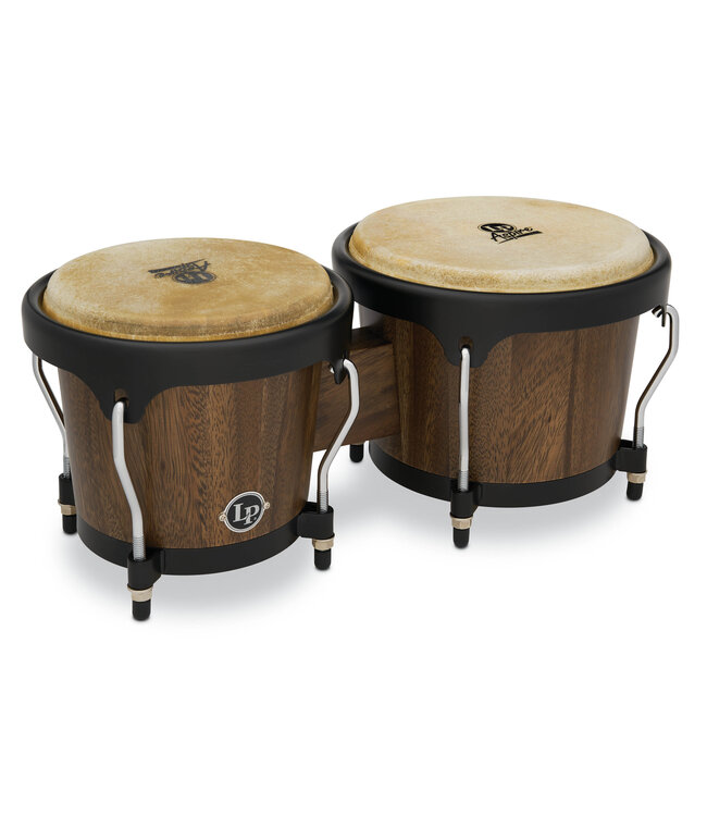 Latin Percussion LPA646-SW Aspire Series 6 3/4-inch and 8-inch Bongo Set - Siam Walnut
