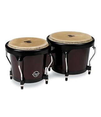 LP Latin Percussion LPA601-DW Aspire Series 6-3/4-inch and 8-inch Bongo Set - Dark Wood