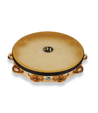 LP LP Pro 10 Inch Single Row Headed Tambourine - Bronze