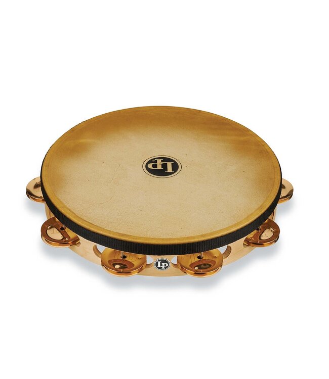LP Pro 10 Inch Single Row Headed Tambourine - Bronze