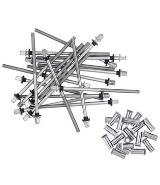 Drum Workshop DW True Pitch 50 Tension Rod w/ Receiver Nut for Bass Drums (20 Pack)