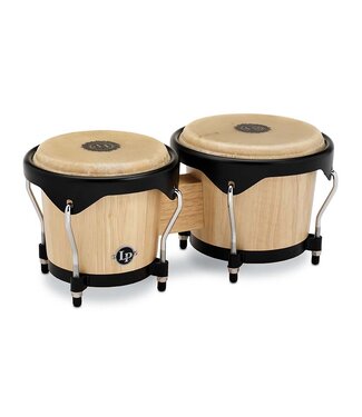 LP Latin Percussion LP646NY-AW City Series 6-inch and 7-inch Bongo Set - Natural Gloss