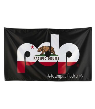 PDP PDP Banner, Cali Flag On Black, 60”x 36” in