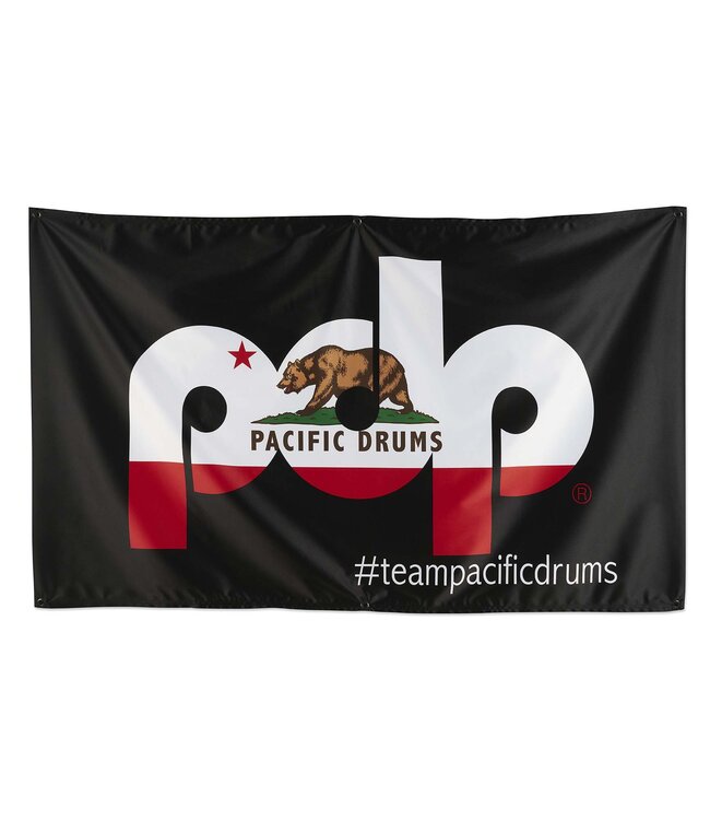 PDP Banner, Cali Flag On Black, 60”x 36” in