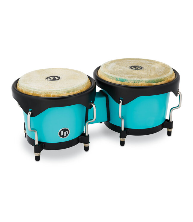 Latin Percussion LP601D-SF-K Discovery Series 6-1/4-inch and 7-1/4-inch Bongo with FREE Carrying Bag - Sea Foam