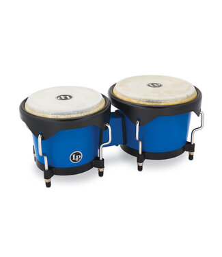 LP Latin Percussion LP601D-DB-K Discovery Series 6-1/4-inch and 7-1/4-inch Bongo with FREE Carrying Bag - Race Car Blue