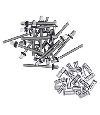 Drum Workshop DW True Pitch 50 Tension Rod w/ Receiver Nut for 5" Deep Snare Drums (20 Pack)