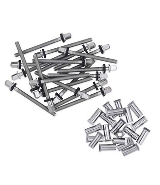 Drum Workshop DW True Pitch 50 Tension Rod w/ Receiver Nut for 5.5" Deep Snare Drums (20 Pack)
