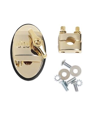 Drum Workshop DW Tom Bracket, Pre 2012 w/ Mounting Screws - Gold