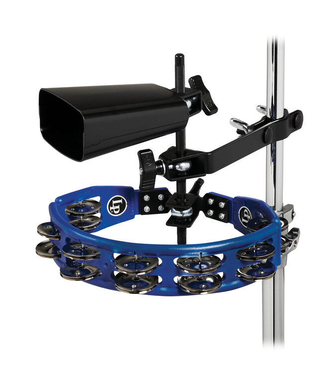 Latin Percussion LP160NY-K Cyclops Tambourine with City Cowbell and Mount Pack