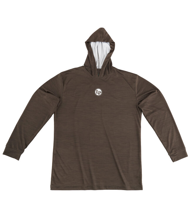 LP We Are Rhythm Hooded Tee, Brown, X-Large