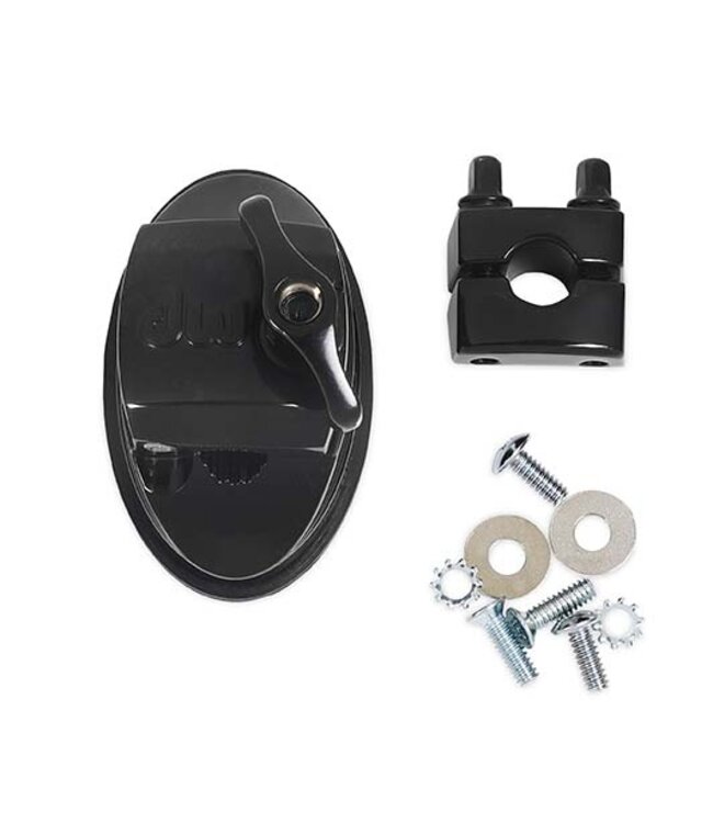 DW Tom Bracket, Pre 2012 w/ Screws - Black Chrome