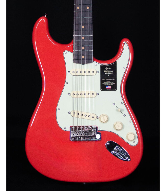 Fender American Vintage II 1961 Stratocaster, Rosewood FB, Fiesta Red