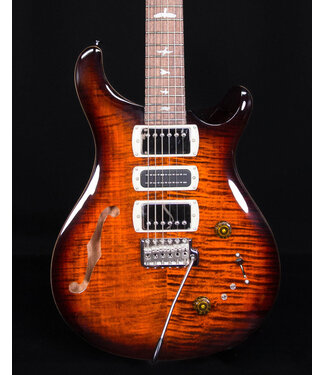 PRS PRS SE Special Semi-Hollow, Orange Tiger Smokeburst