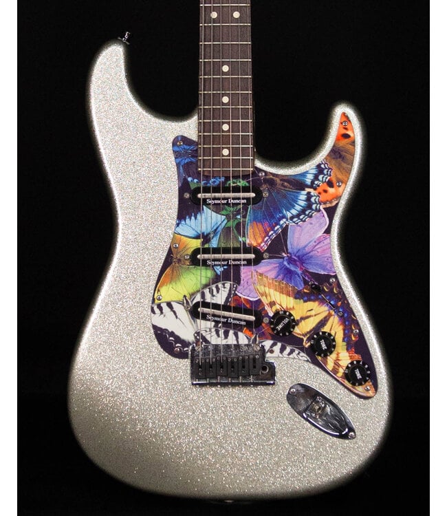 Fender Fender American Designer Edition Stratocaster with Case, Silver Sparkle - Used