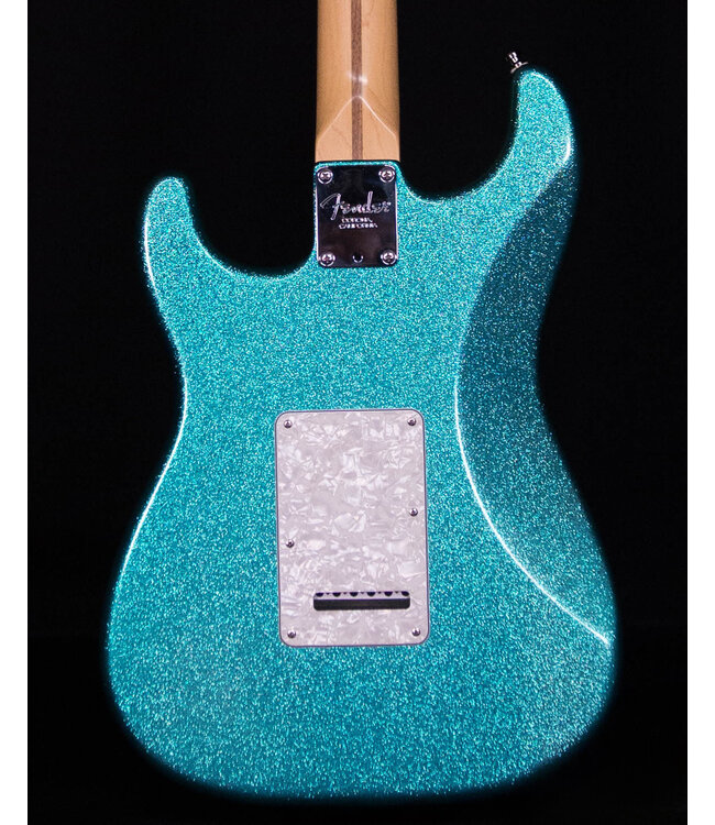 Fender Special Run Sparkle American Series Stratocaster, Teal Sparkle - Used