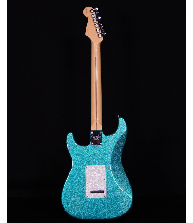 Fender Special Run Sparkle American Series Stratocaster, Teal Sparkle - Used