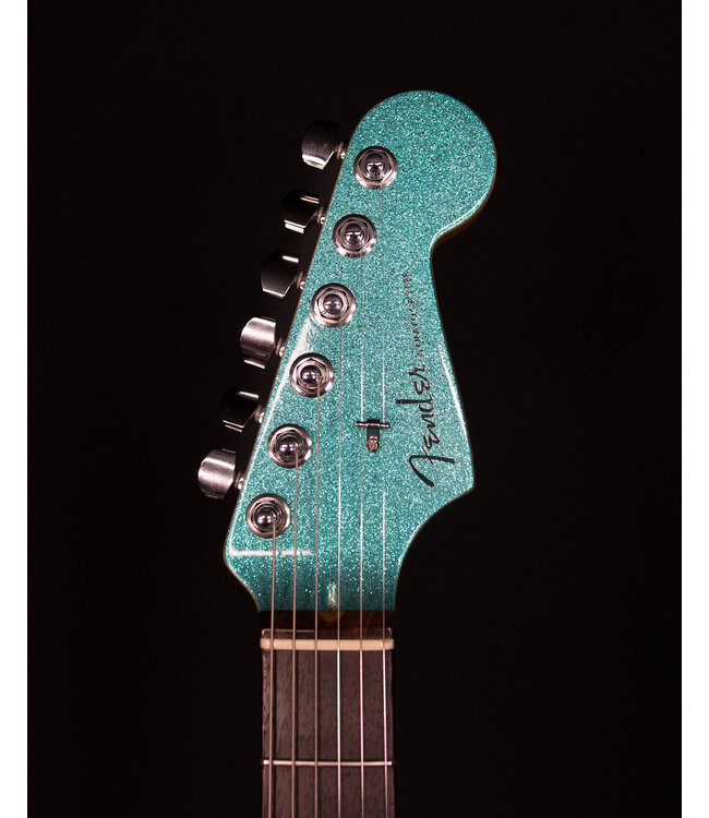 Fender Special Run Sparkle American Series Stratocaster, Teal Sparkle - Used