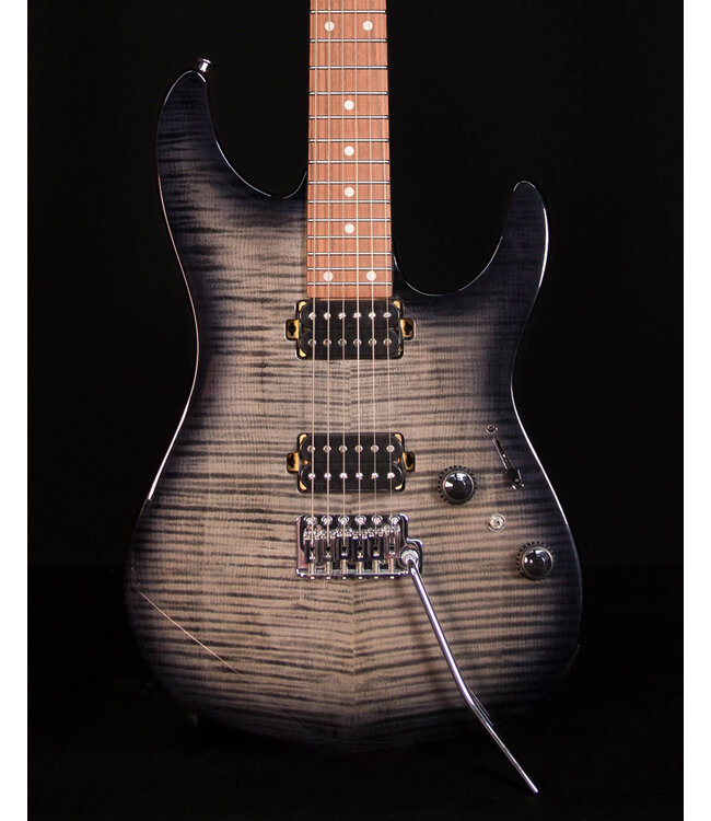 Ibanez AZ24S1F Flame Top Electric, Transparent Black Sunburst