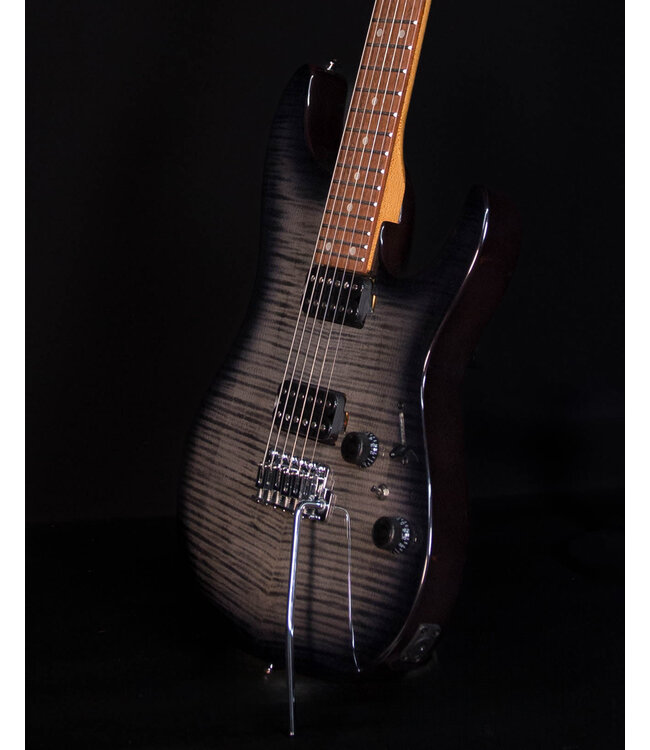 Ibanez AZ24S1F Flame Top Electric, Transparent Black Sunburst