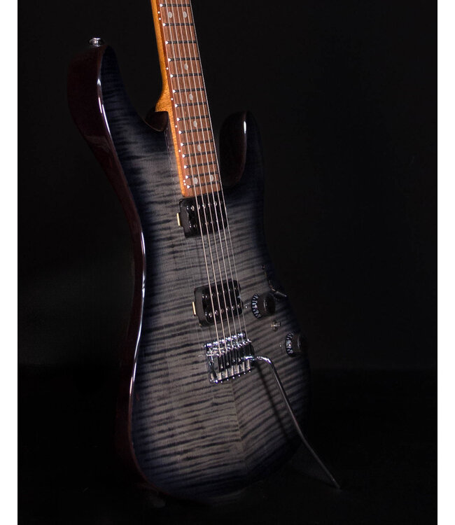 Ibanez AZ24S1F Flame Top Electric, Transparent Black Sunburst