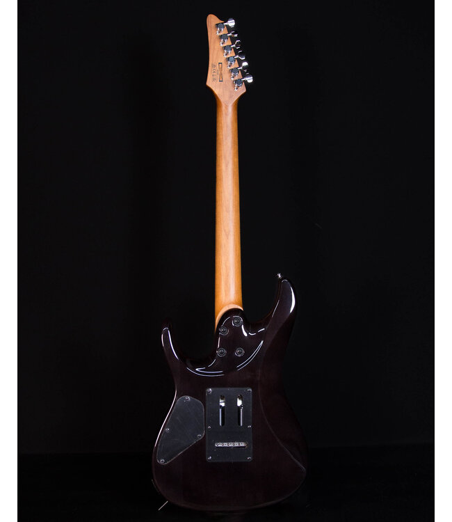 Ibanez AZ24S1F Flame Top Electric, Transparent Black Sunburst