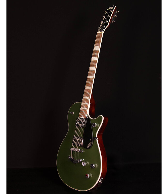 Gretsch G5220 Electromatic Jet BT Single-Cut with V-Stoptail, Laurel FB, Olive Metallic