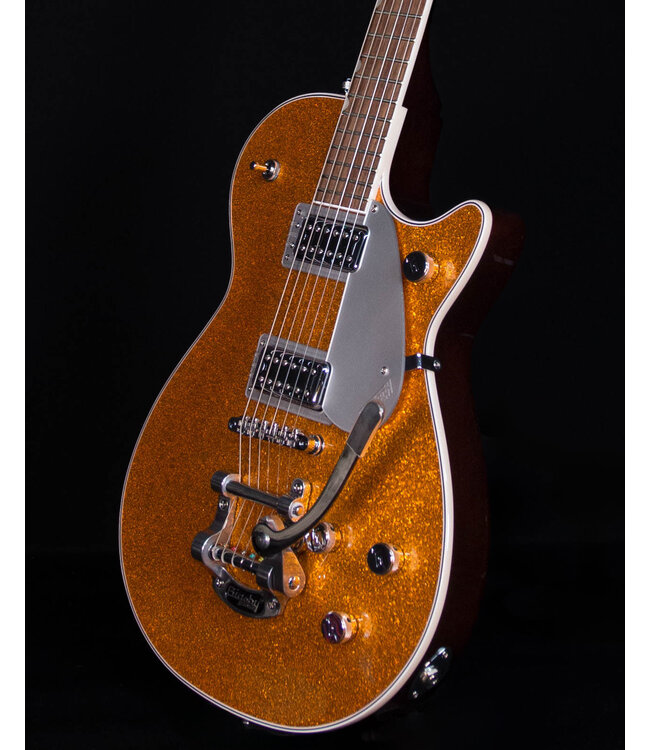 Gretsch G5230T Electromatic Sparkle Jet FT Single-Cut with Bigsby, Laurel FB, Gold Sparkle